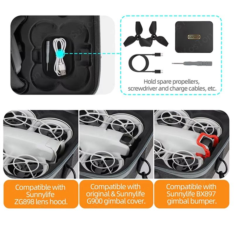 Sunnylife Waterproof Bag For D - Drone Carrying Case ulasan dan harga