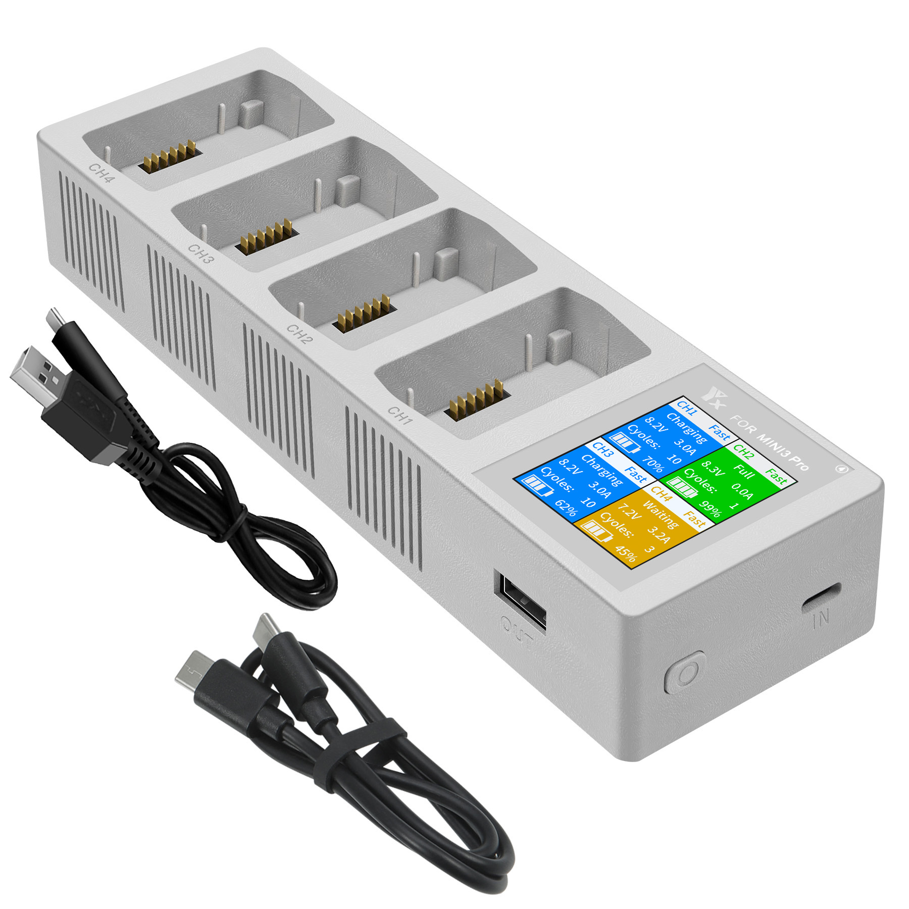 4in1 3in1 Battery Charging Hub - Drone Charging Hub ulasan dan harga