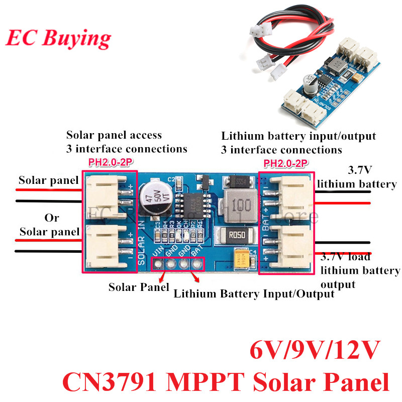CN3791 MPPT Solar Panel 6V/9V/ - Drone Solar Charger ulasan dan harga