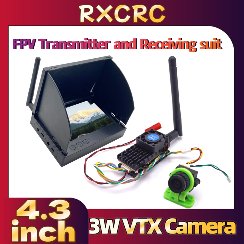 RXCRC 5.8G 3W Video VTX transm - Drone Controller Screen ulasan dan harga