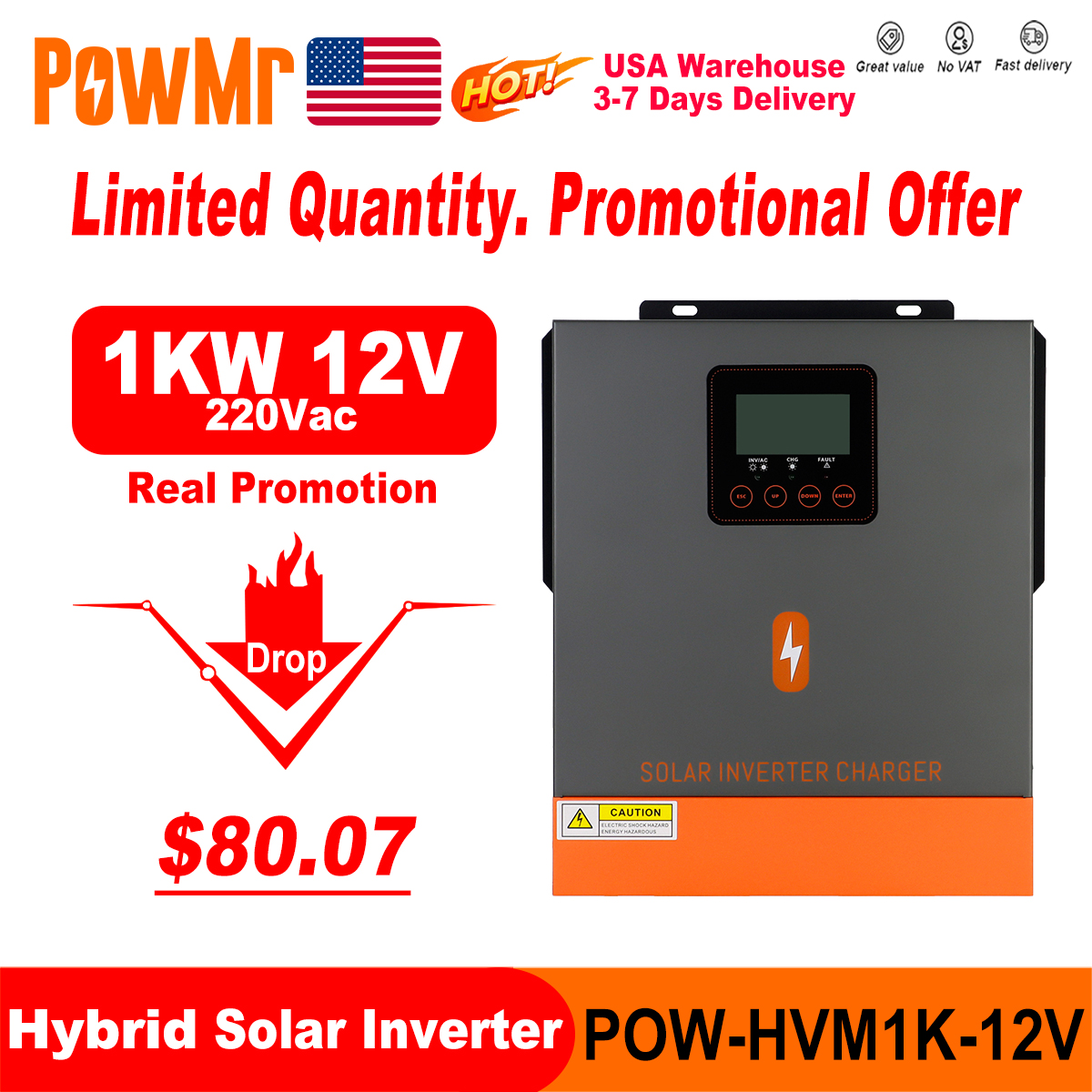 Clearance Sale 1KW Hybrid Sola - Drone Solar Charger ulasan dan harga
