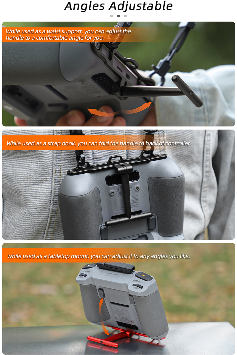 2in1 Handle Stand Bracket Neck - Drone Neck Strap ulasan dan harga