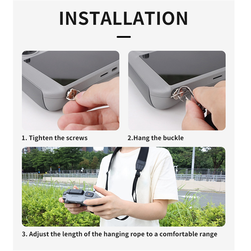 For DJI RC/RC2 Remote Control  - Drone Neck Strap ulasan dan harga