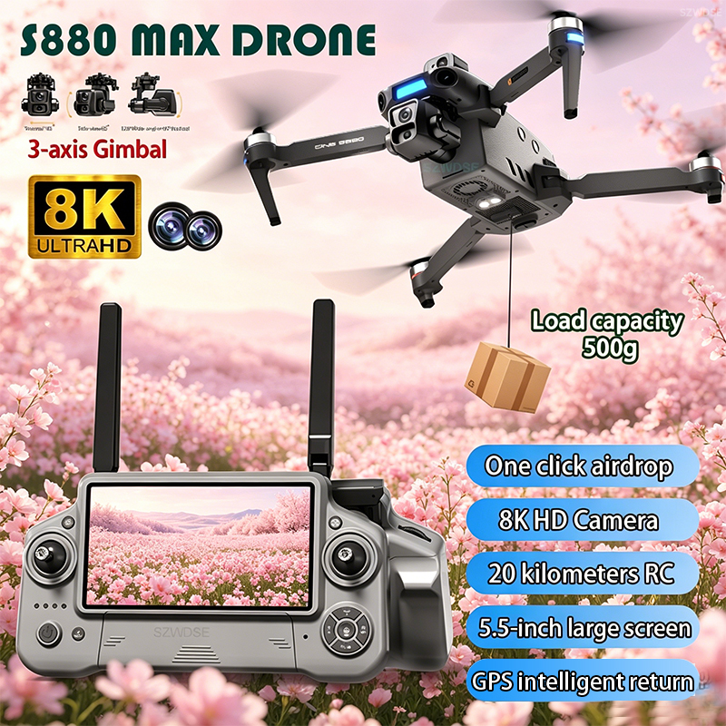 2026 New 8K Dual Camera Drone  - Drone Power Bank ulasan dan harga