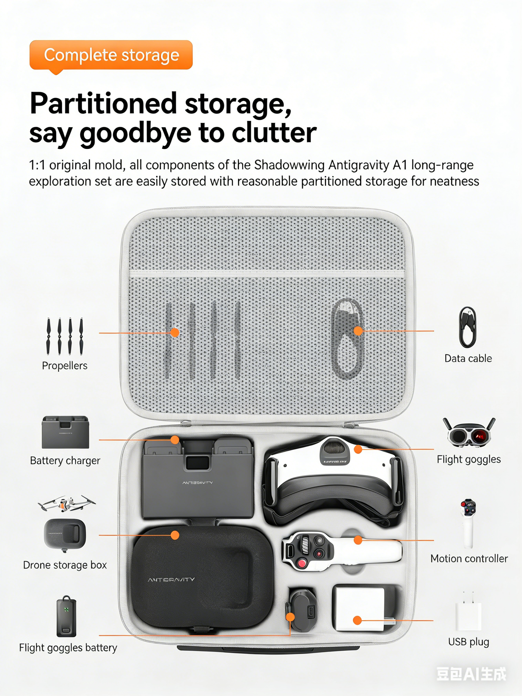 For Antigravity A1 Storage Bag - Drone Backpack ulasan dan harga