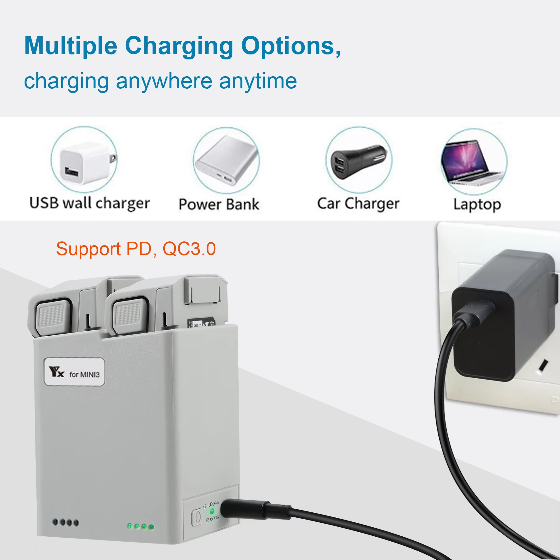 For DJI Mini 3Pro/4Pro Battery - Drone Charging Hub ulasan dan harga