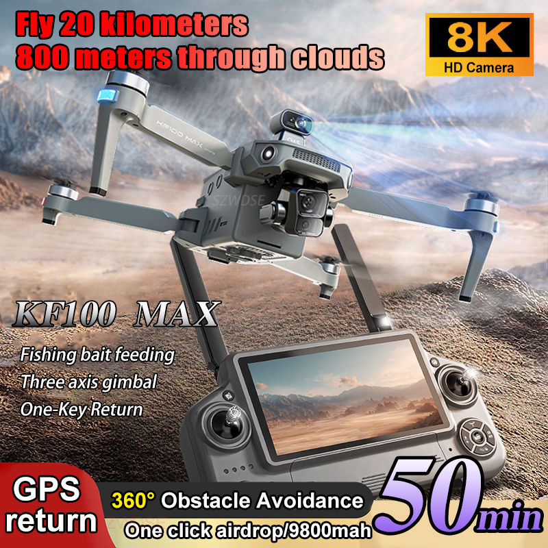 SJRC KF100 MAX 8K UHD Photo HD - Drone Power Bank ulasan dan harga
