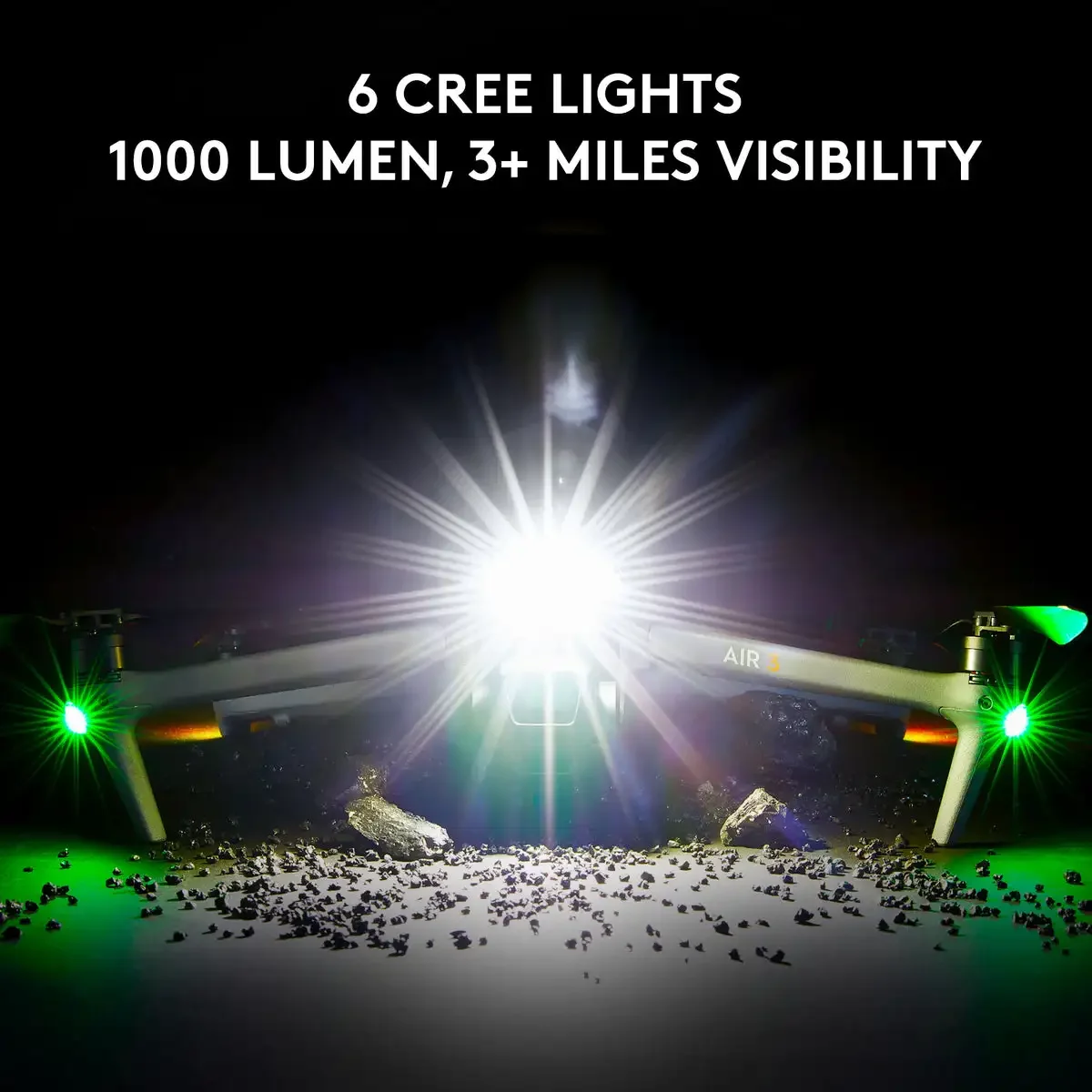 VIFLY Strobe Platinum - 6 Cree - Drone Beacon Light ulasan dan harga