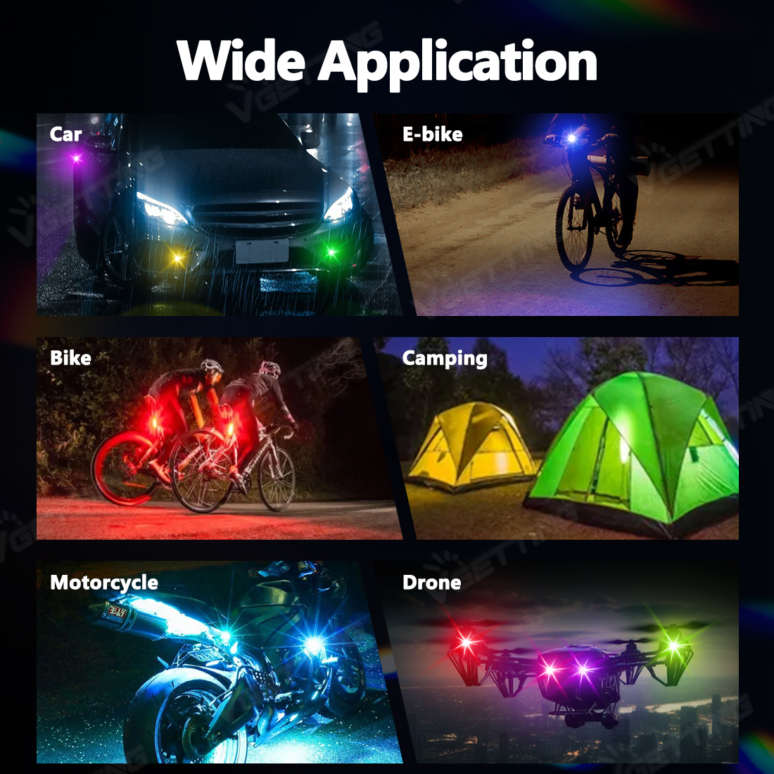 4Pcs Mini Drone Strobe Light 8 - Drone Strobe Light ulasan dan harga