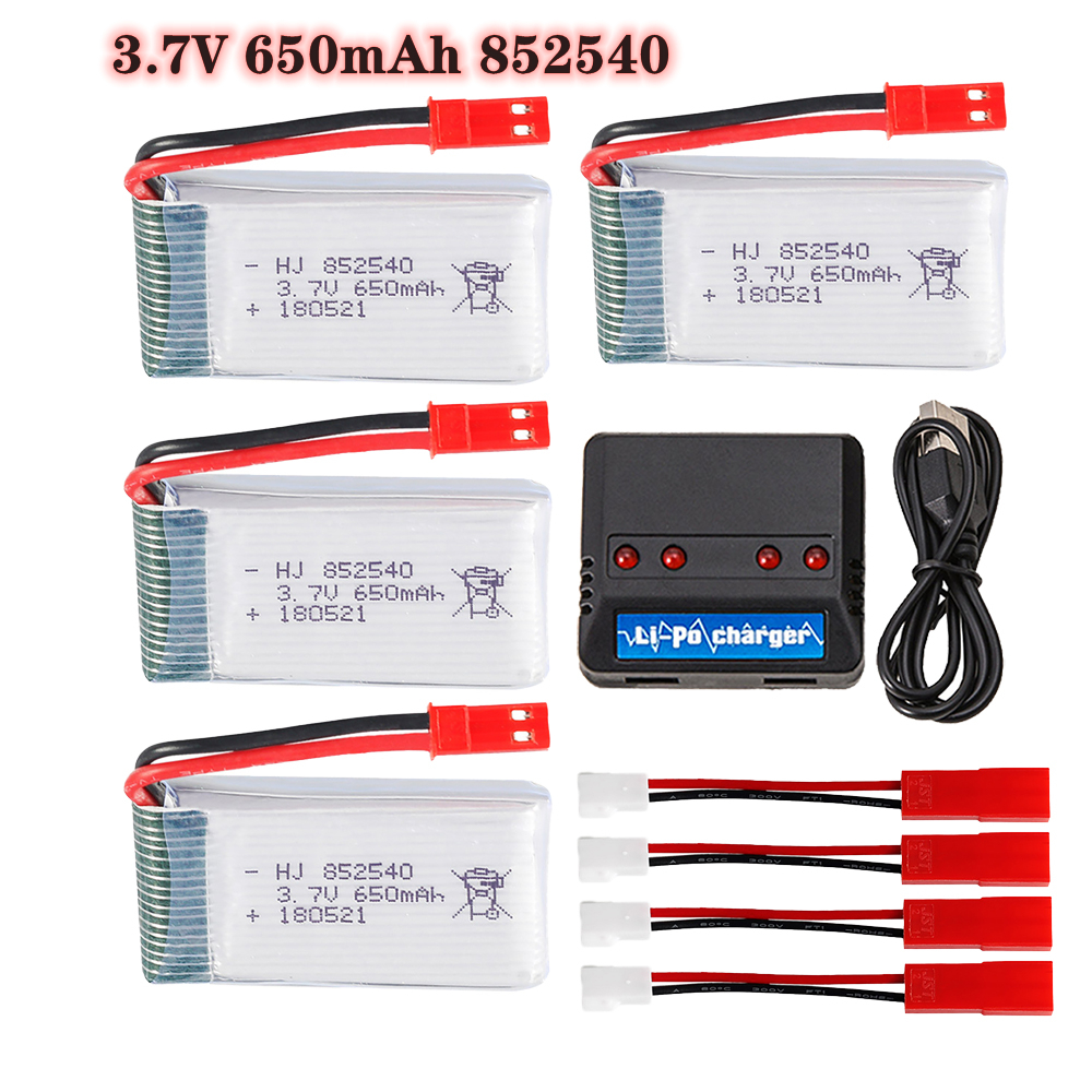 3.7v 650mAh 852540 Lipo Batter - Drone Battery Charger ulasan dan harga