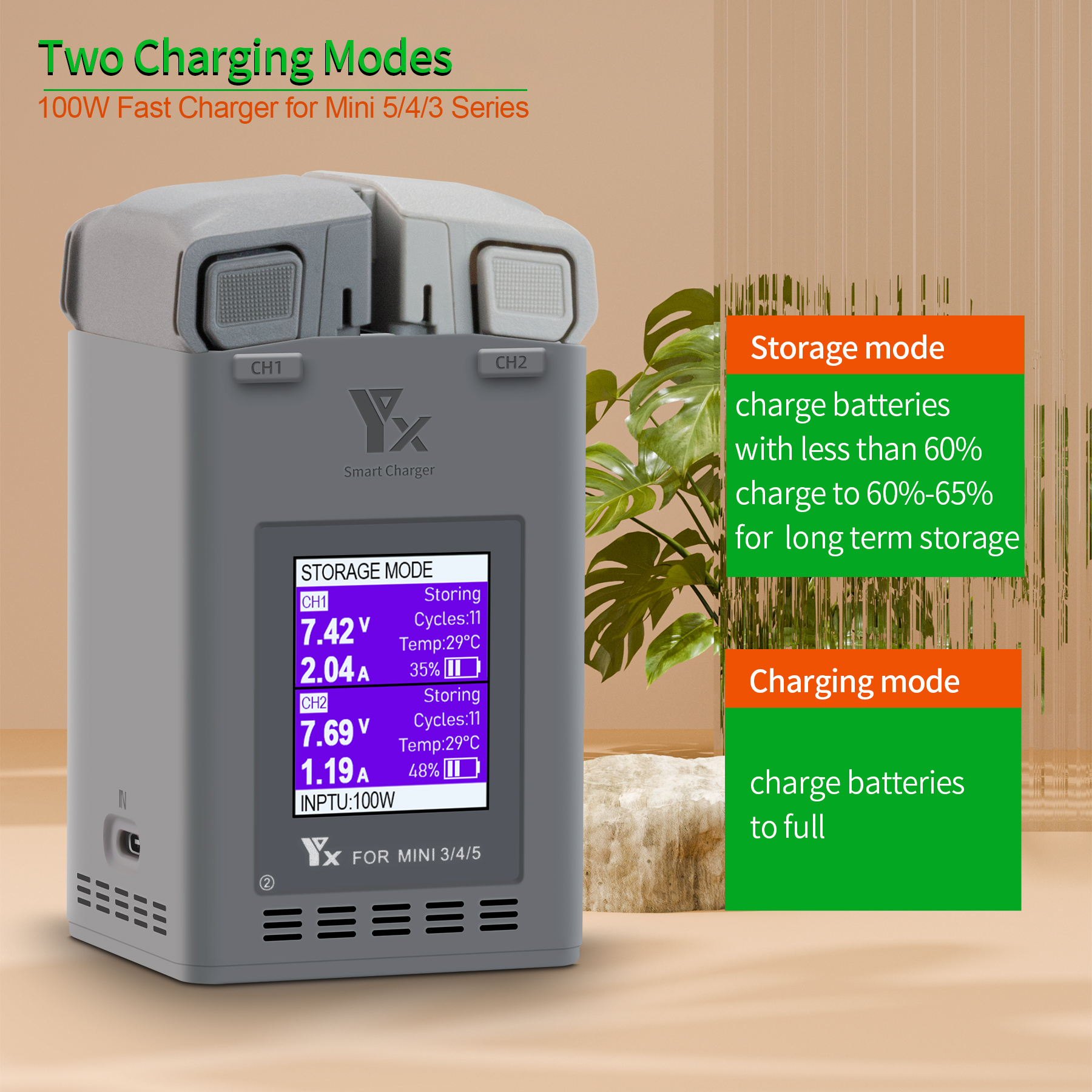 100W Intelligent Battery Charg - Drone Charging Hub ulasan dan harga