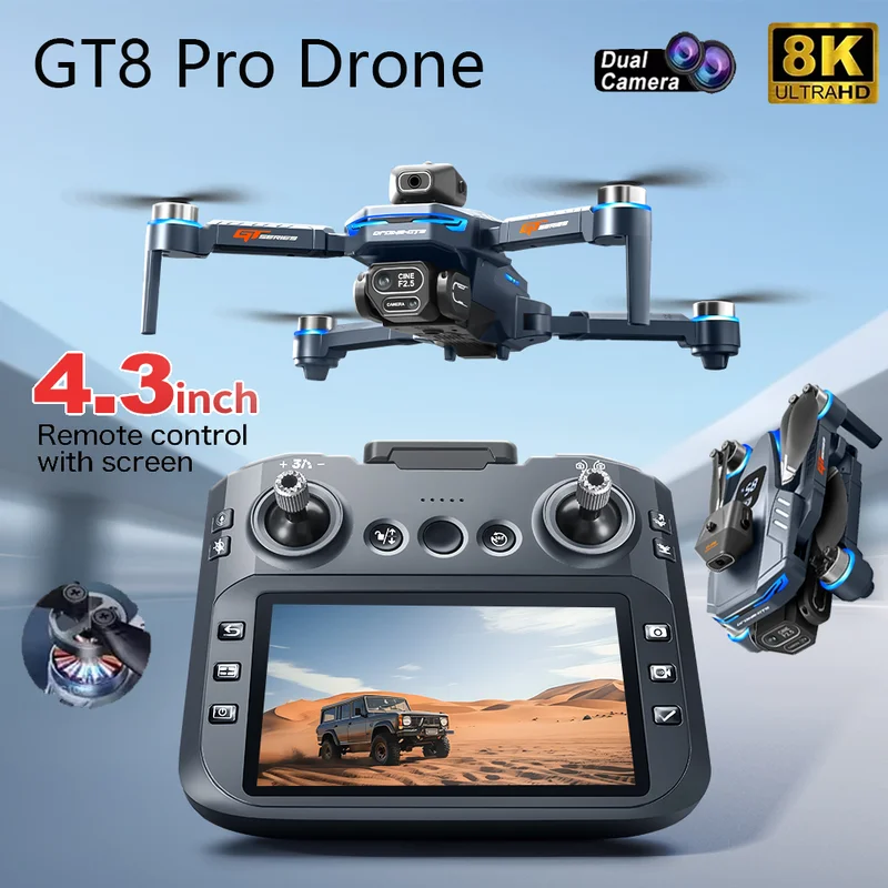2026 New GT8 Drone GPS 8K Prof - Drone Power Bank ulasan dan harga