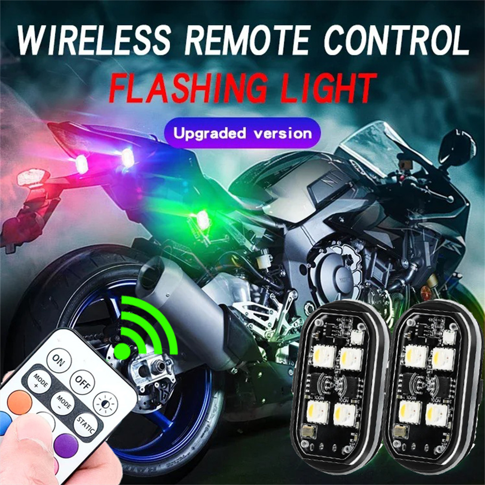 2/4/6pcs Wireless Remote Contr - Drone Strobe Light ulasan dan harga