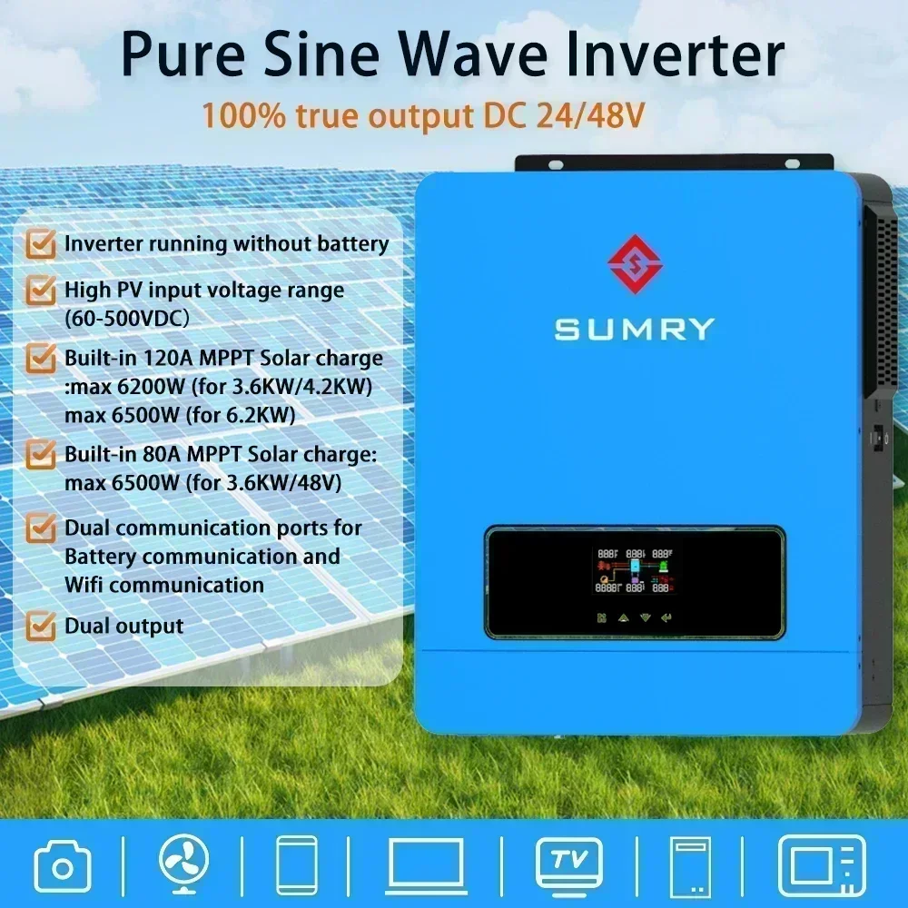 SUMRY 3.6kw ON/off gird solar  - Drone Solar Charger ulasan dan harga