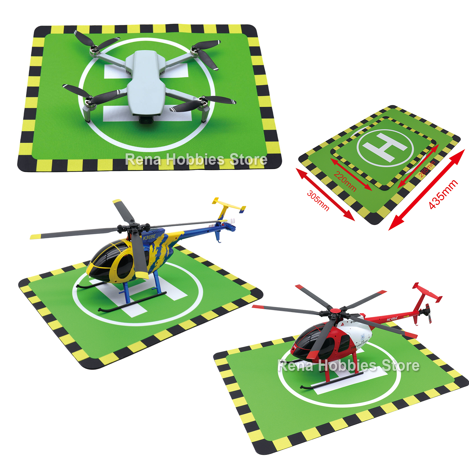2 Sizes Takeoff and Landing Pa - Drone Landing Pad ulasan dan harga