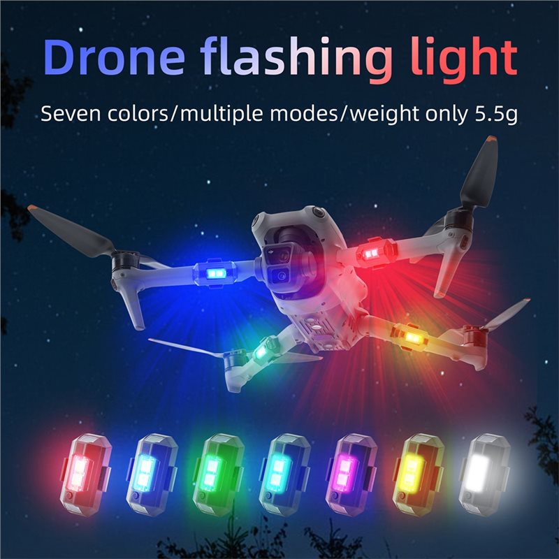ABUO-5Pcs Mini Drone Strobe Li - Drone Strobe Light ulasan dan harga